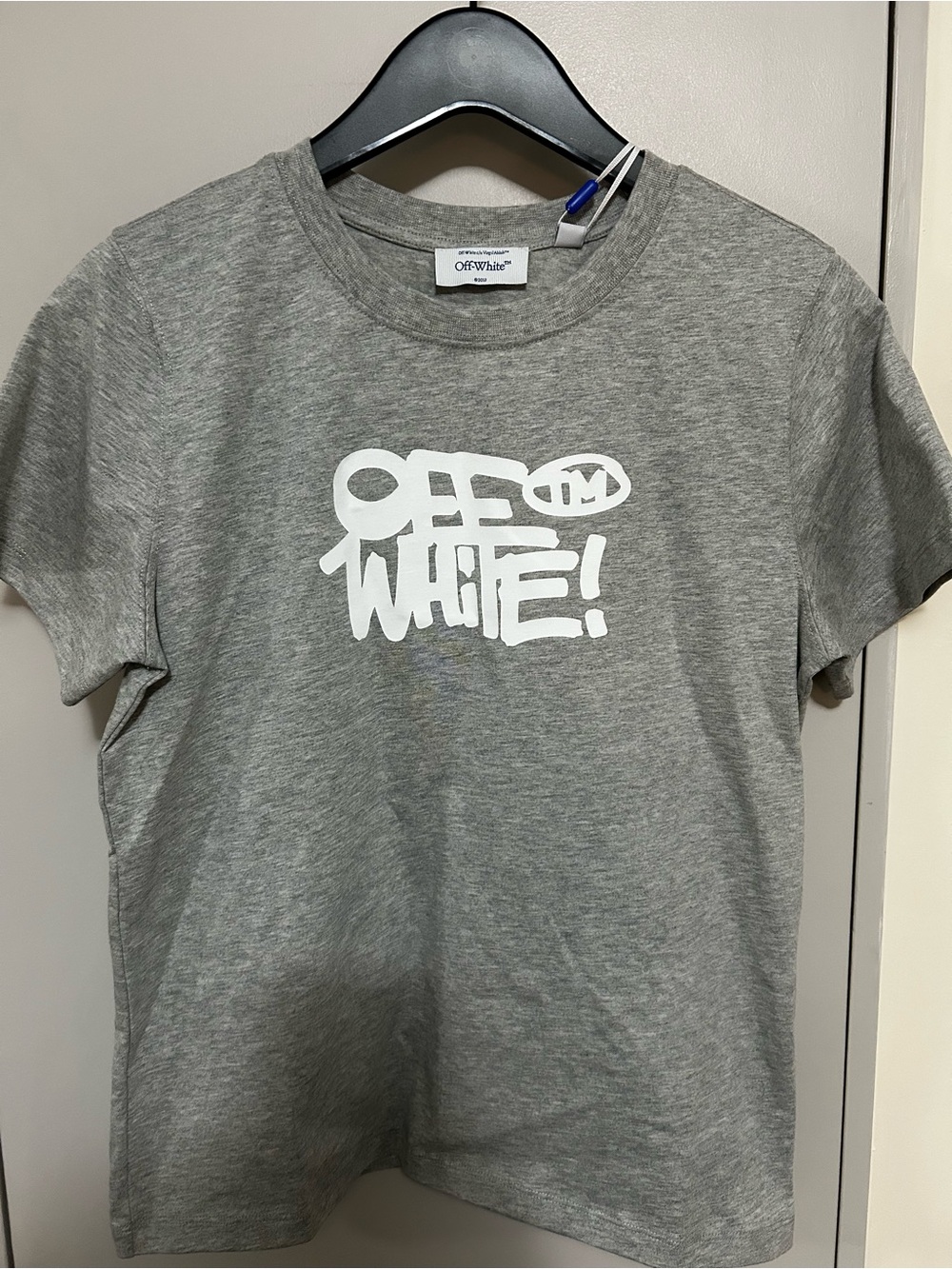 NWT Off-White c/o Virgil Abloh Spray Diagonal Arrow T-Shirt Grey Size S
